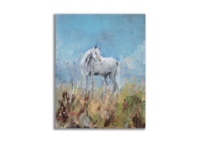 Obraz ręcznie malowany Koń