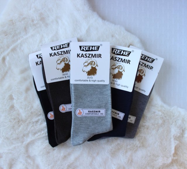 5 x Skarpetki kaszmirowe męskie 39-43