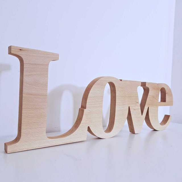 Drewniany napis "Love", ślubny, dekoracja ślubna na weselny stół, stojący, duży, do sesji foto, akcesoria do foto budki