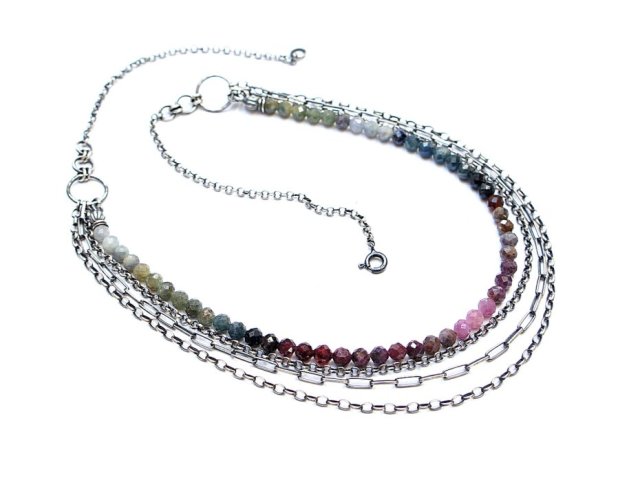 Szafirowa kaskada vol. 2 - naszyjnik