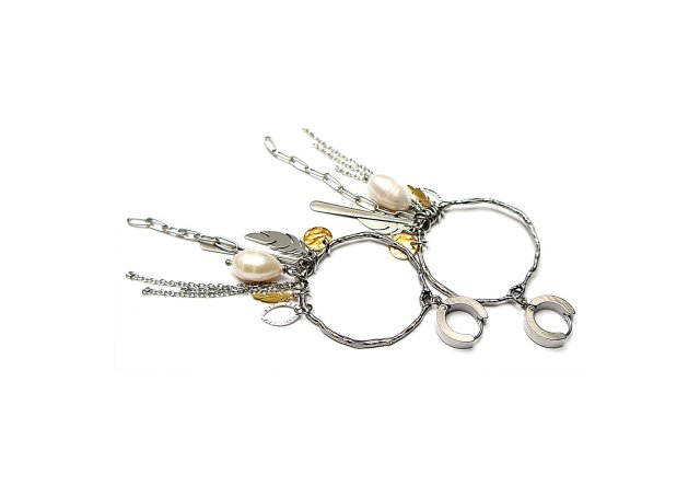 Alloys Collection -circle /boho/ - kolczyki