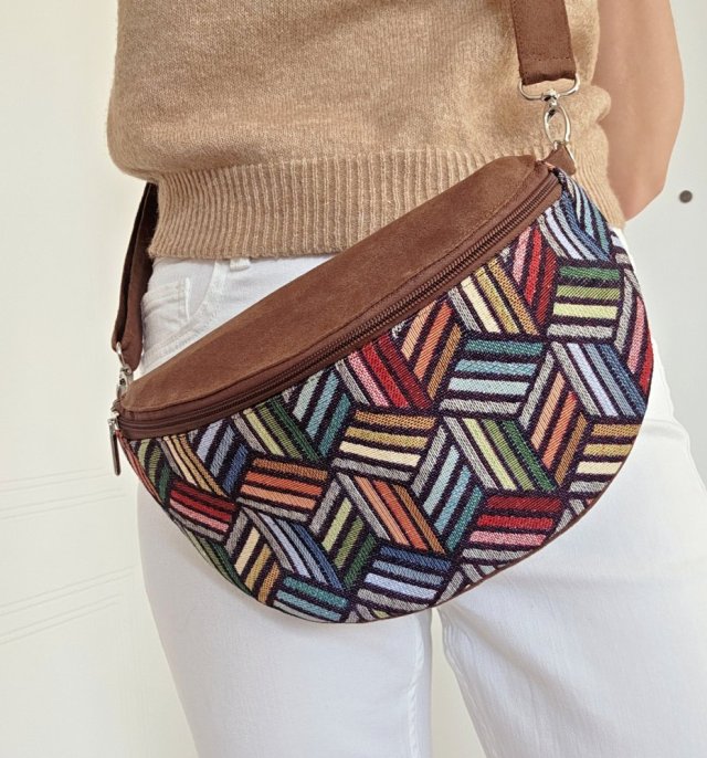 Brązowa nerka brąz czekolada kolorowa