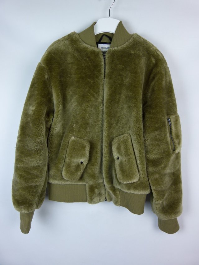 The New County kurtka z polaru sztuczne futerko khaki / S