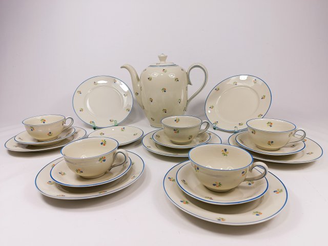 Porcelanowy serwis Felda-Rhon, Art Deco lata 30.