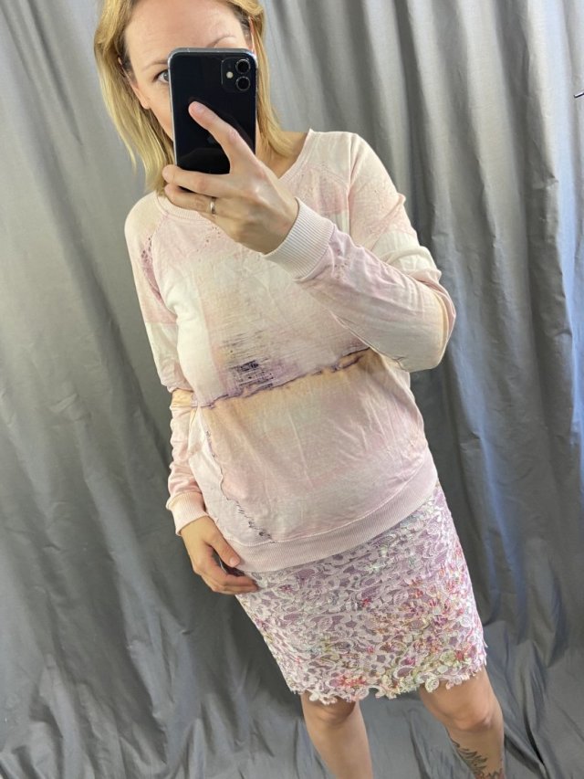 bawełniana art bluza