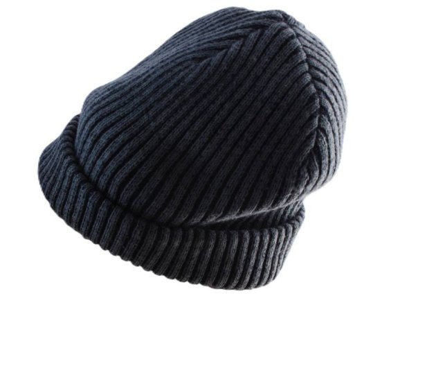 beanie czapka vintage grafit