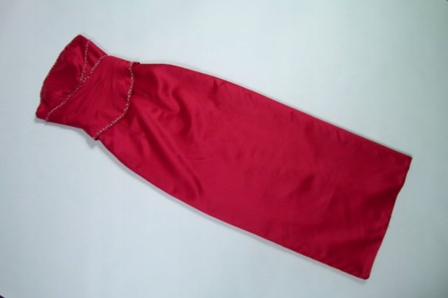 wieczorowa gorsetowa sukienka maxi red 6 / 32 XXS