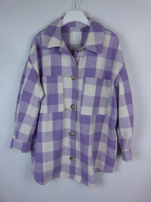 Primark grubsza koszula koszulowa kurtka krata 42 / 44