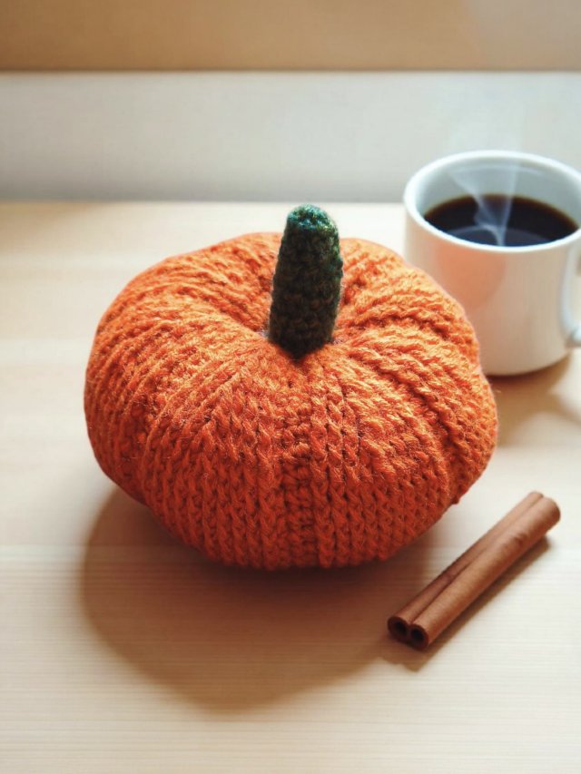 Dynia szydełkowa dekoracja handmade
