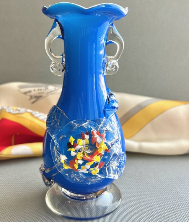 Murano Art Glass ❤ Prawdziwa perełka  ❤ Wazon - Szkło barwione w masie