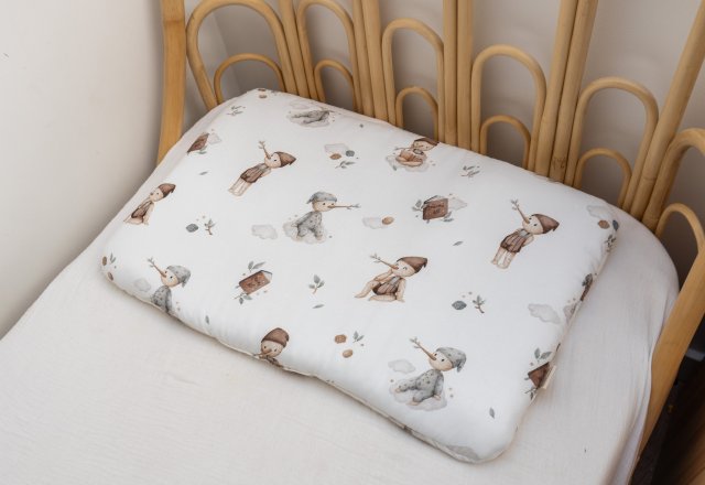 podusia bambusowa  poduszka płaska dla niemowlaka