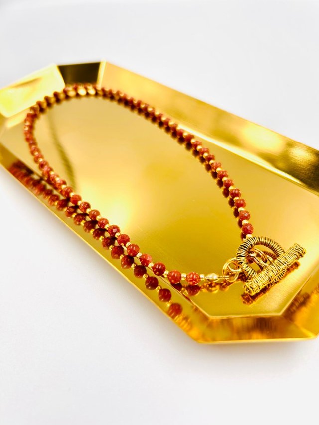 Naszyjnik z kamieni Piasek Pustyni