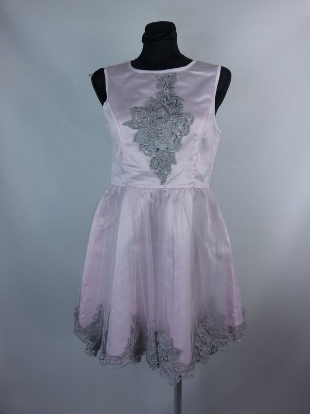 tiulowa sukienka mini tiul / S