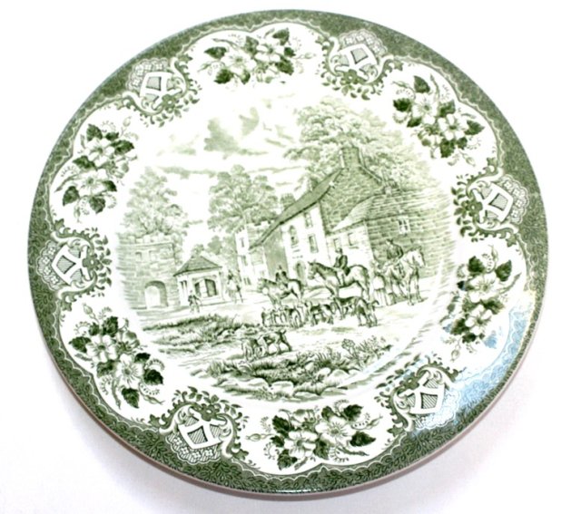 IRONSTONE TABLEWARE retro  talerz ENGLAND