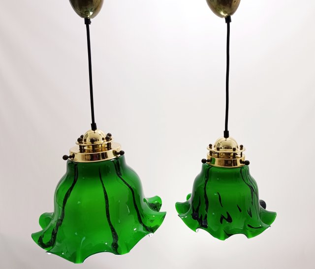 Para lamp wiszących Peill & Putzler, Niemcy lata 60.