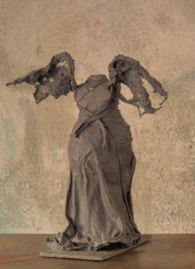 Rzeźba Anioła bez głowy