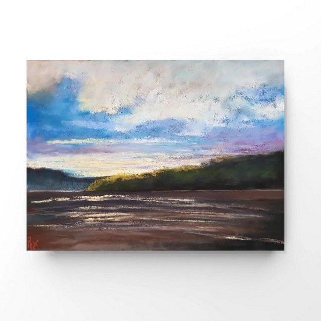 Pejzaż- rysunek pastele