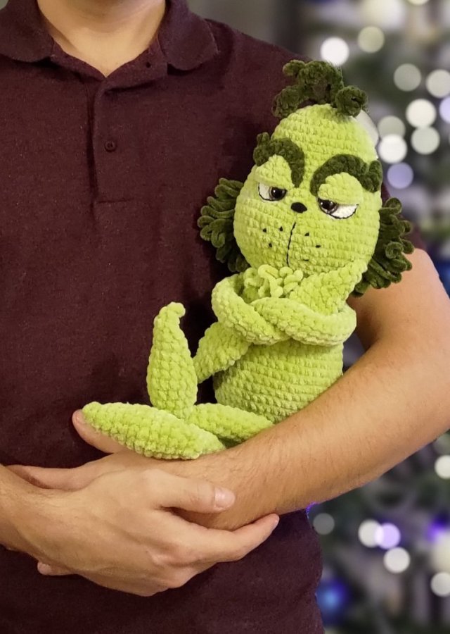 Maskotka Grinch, Prezent na Mikołaja, Prezent przytulanka dla dziecka
