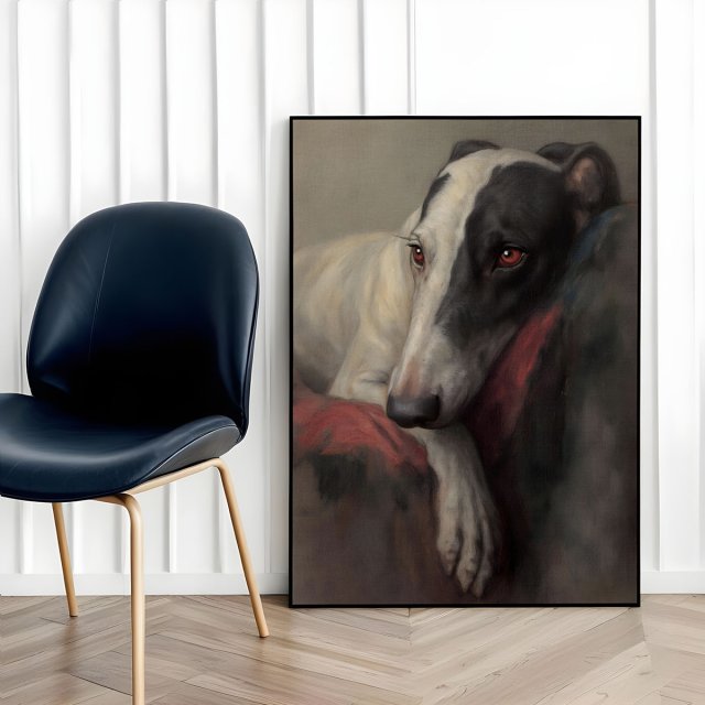 Plakat Elegancki plakat Pies - format 50x70 cm