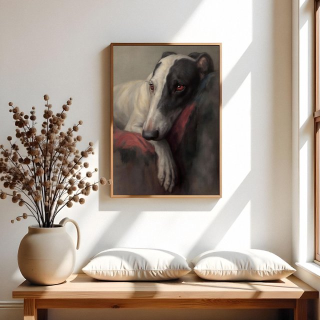 Plakat Elegancki plakat Pies - format 61x91 cm