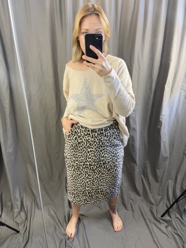 spódnica panterka