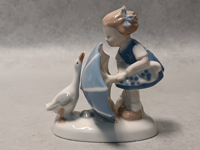 Grafenthal Dziewczyna z gąską i parasolem Niemcy