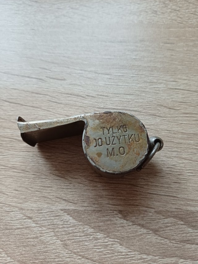 Gwizdek Milicji Obywatelskiej Vintage