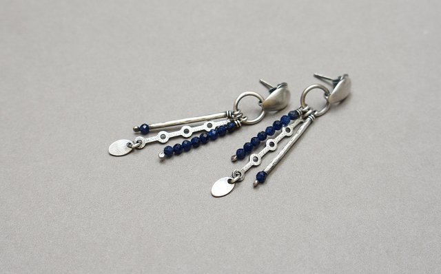 patyczki vol.10/sapphere/- kolczyki