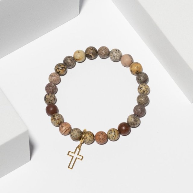 Minimalistyczna Siła – Bransoletka Uniseks z Jaspisu