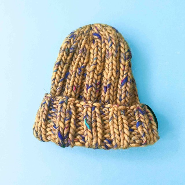 JEDWAB MERINO czapka w grubym splocie CHUNKY