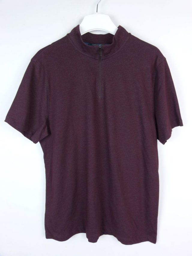 Perry Ellis koszulka t-shirt burgund / L