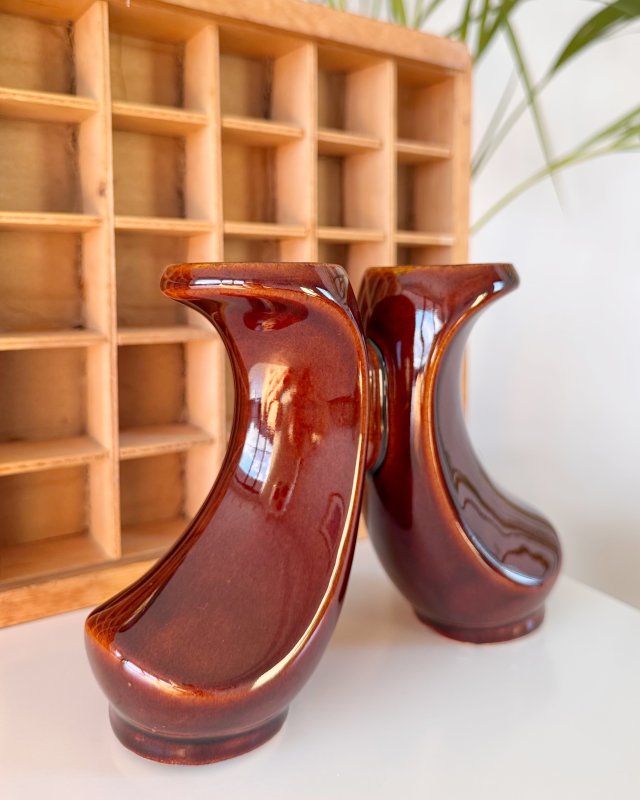 Świecznik dwuramienny ceramiczny Bolesławiec