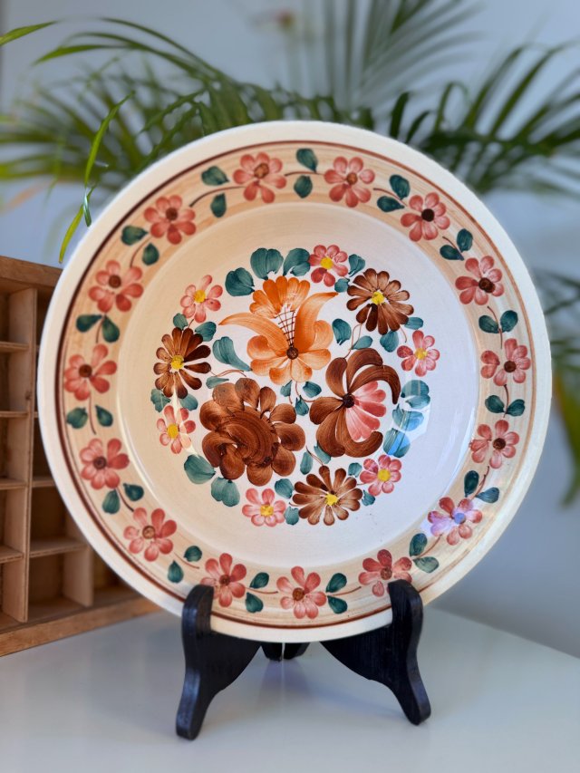 Talerz dekoracyjny ręcznie malowany Włocławek