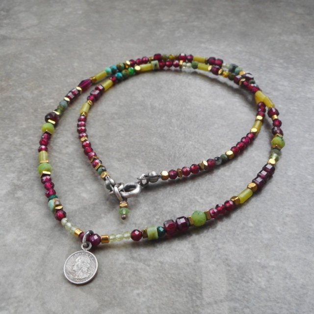 zielenie i burgundy srebro 925