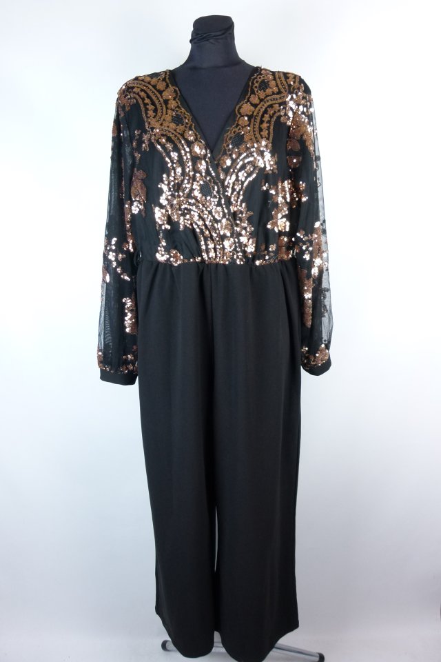 Shein elegancki kombinezon cekiny / XL