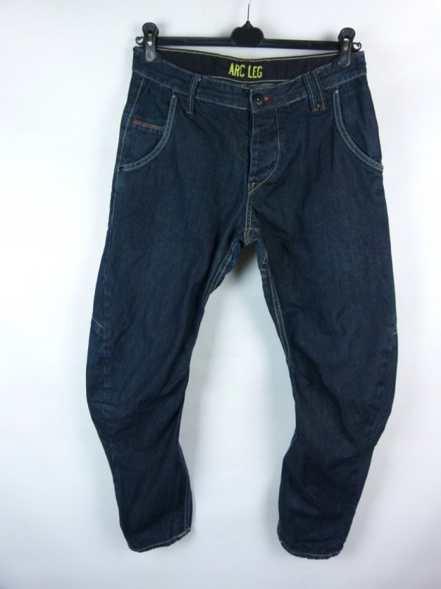 Denim Co. Arc Leg spodnie jeans dżins W34 L32 / M