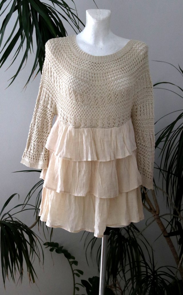 Szydełkowa tunika Rayon roz 36