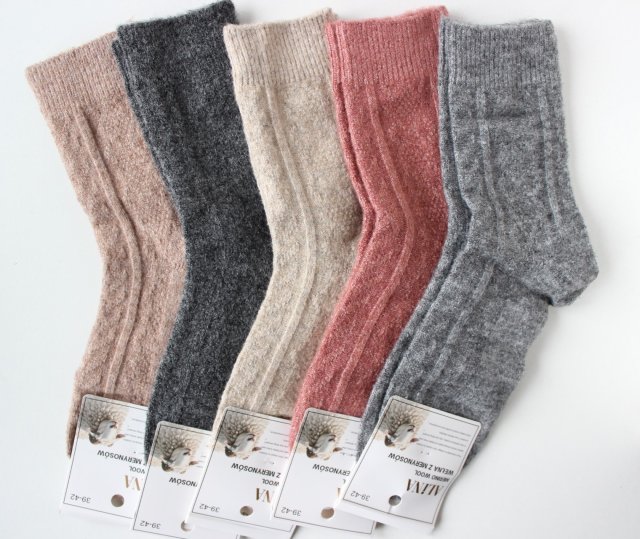 5 x Skarpetki Merino 39-42