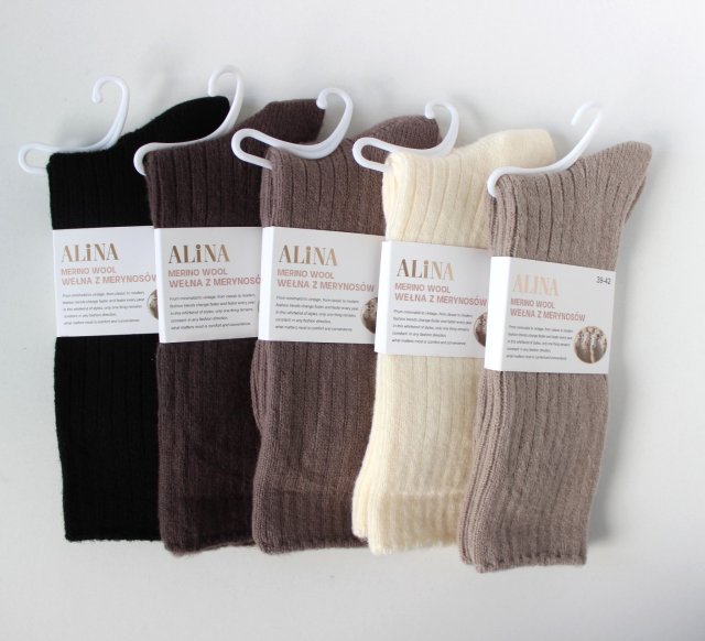 5 x Skarpetki Merino 39-42