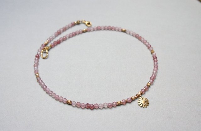 Kwarc strawberry vol. 3 /choker/ 19.02.25 - Szlachetna kolekcja