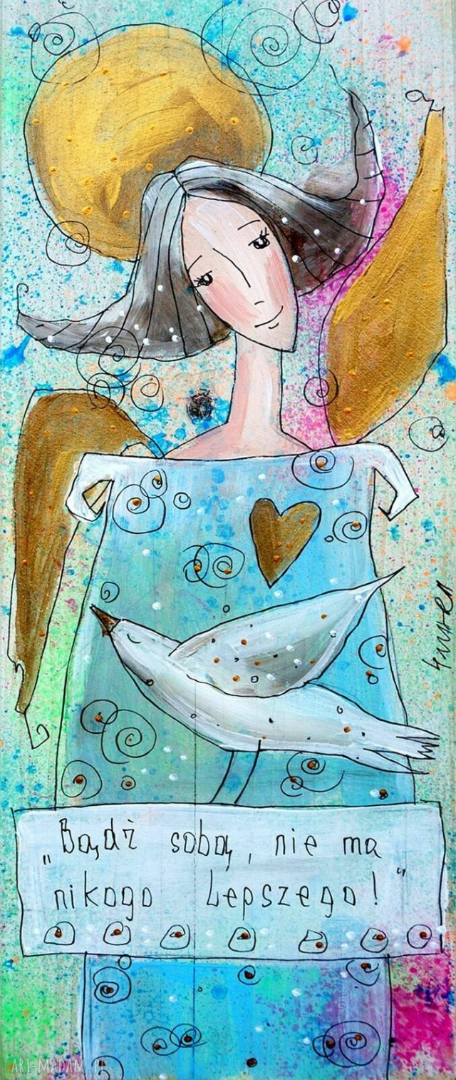 Deseczka z sentencją Nr 139 Bądź Sobą