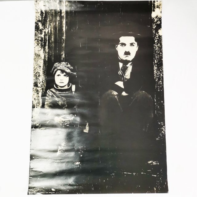 Plakat vintage Chaplin, Edizioni, Milano, Włochy, lata 70.