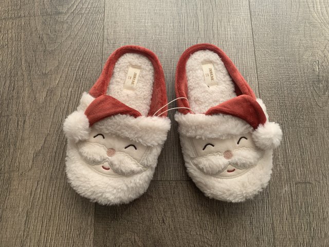 Nowe kapcie Zara Home bambosze święta mikołaje święty Mikołaj