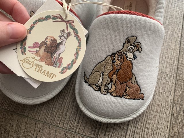 Nowe kapcie Zara Home bambosze zakochany kundel disney pieski