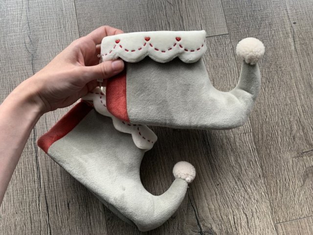 Nowe kapcie Zara Home bambosze elf haftowane