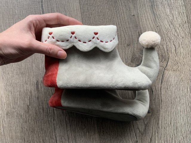 Nowe kapcie Zara Home bambosze elf haftowane