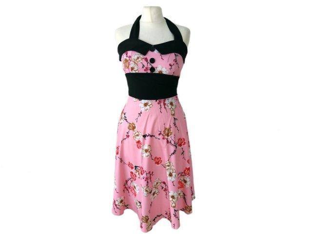 Pin-up sukienka w kwiaty