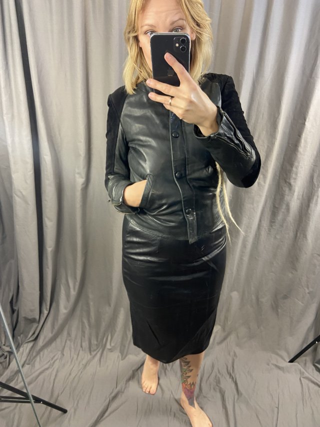 skórzana kurtka
