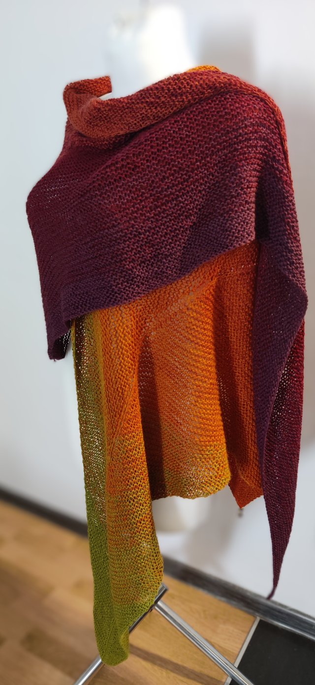 Chusta wełniana hand made