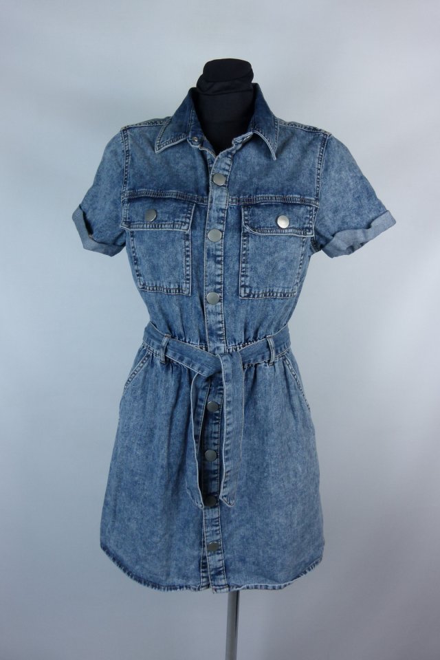 New Look Denim dżinsowa sukienka mini tunika jeans 12 / 40